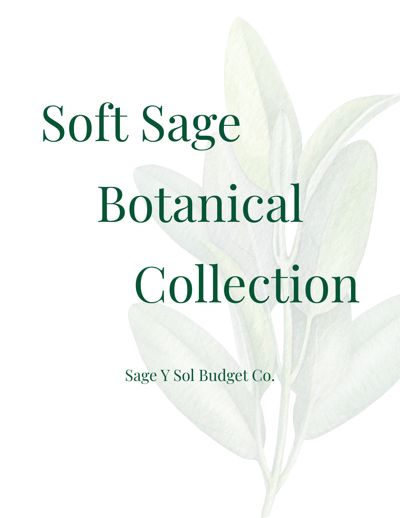 Soft Sage - Botanical